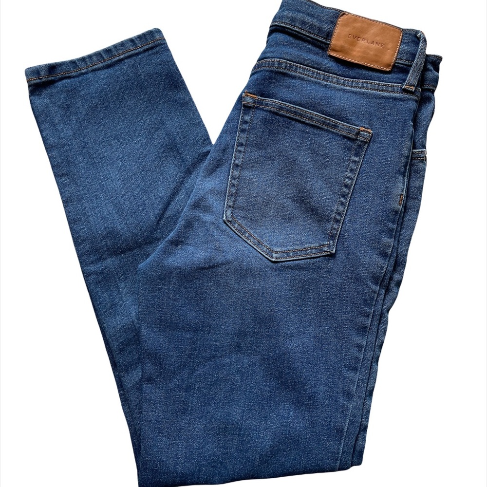 Everlane high-rise slim straight jeans